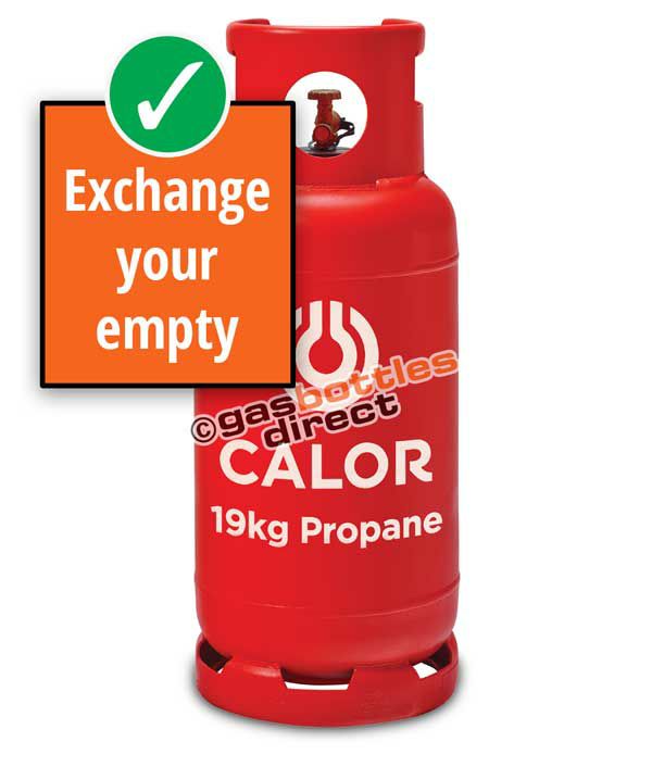 19kg Propane Calor Gas Bottle Cyinder Refill